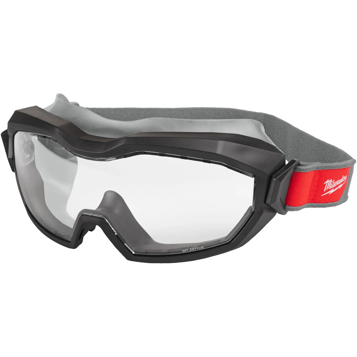 Milwaukee High-Profile Non-Vented Safety Goggles - Clear - Clear