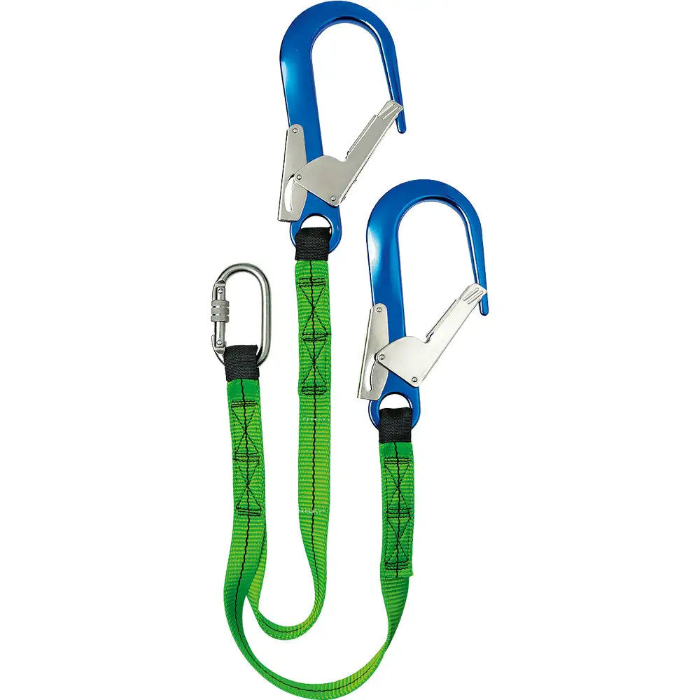 Sir Safety Forked webbing lanyard with 3 carabiners - FD1532
