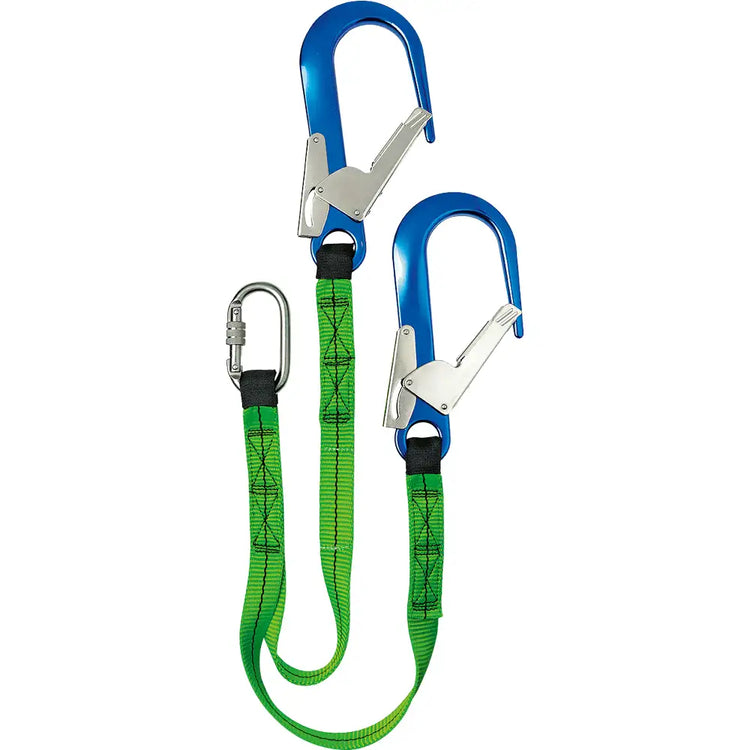 Sir Safety Forked webbing lanyard with 3 carabiners - FD1532