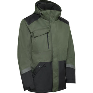 ELKA Rainwear - Working Xtreme Recycled Heavy Duty Jacket - Olive/Black