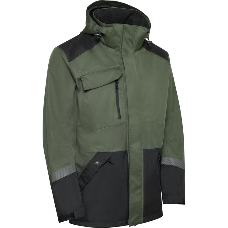 ELKA Rainwear - Working Xtreme Recycled Heavy Duty Jacket - Olive/Black