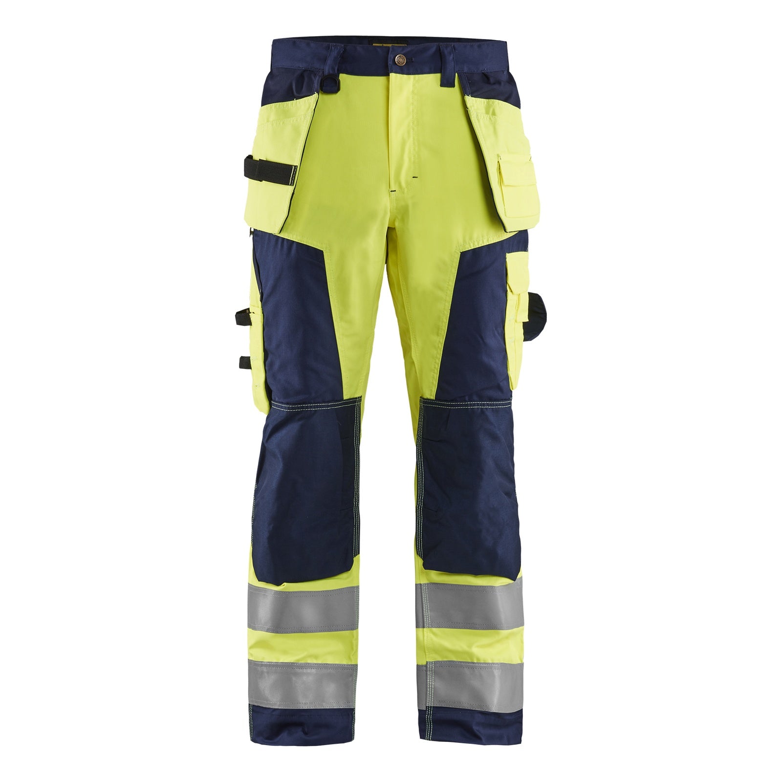 Blaklader BLAKLADER 15681811 | Hi Vis craftsman trousers Hi Vis Reflective Work Trousers Men - Twill Fabric - 156818113389