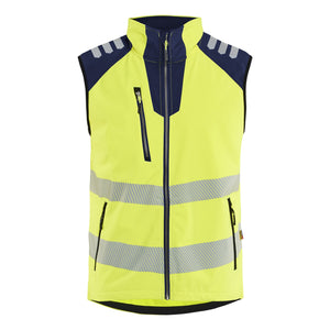 Blaklader BLAKLADER 30912513 SOFTSHELL VEST HI VIS Hi Vis Reflective Work Softshell Vest MEN - Waterproof - 309125133389