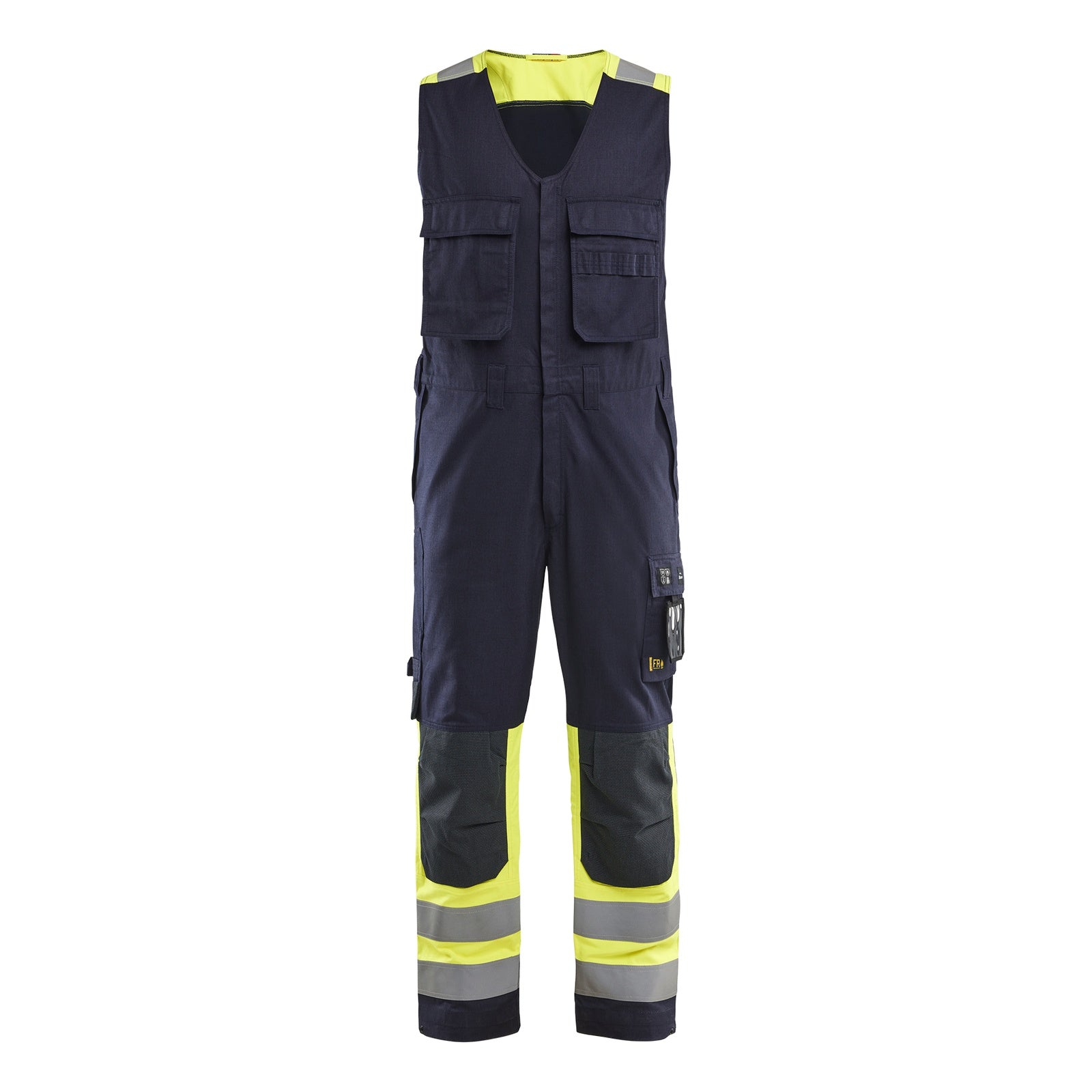Blaklader BLAKLADER 28871512 Inherent Sleeveless Multinorm Overalls Hi Vis Reflective Work Coverall Men - ripstop fabric - 288715128933