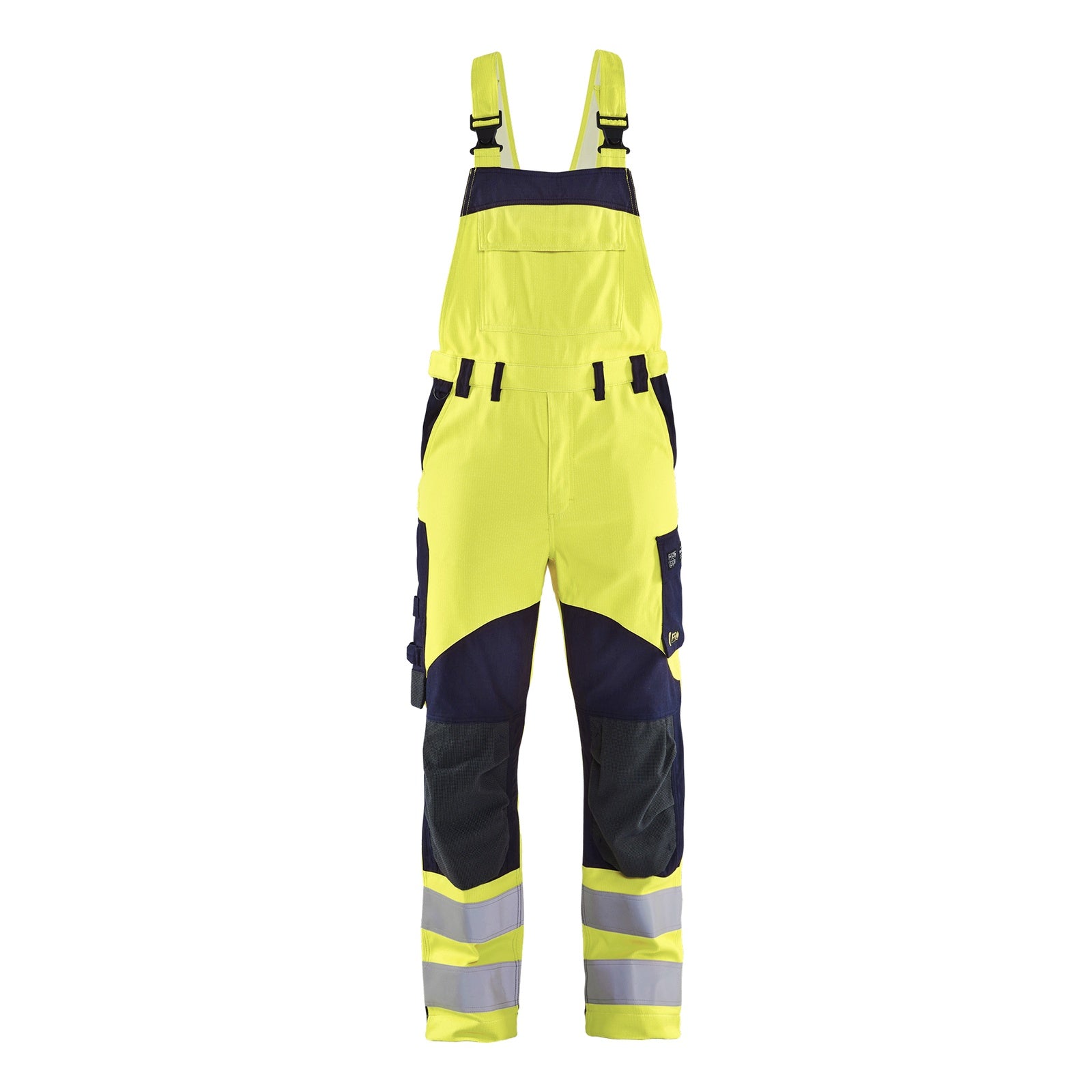 Blaklader BLAKLADER 28891512 Multinorm Inherent BIB Hi Vis Reflective Work Bib Trousers Men - Ripstop Fabric - 288915123389