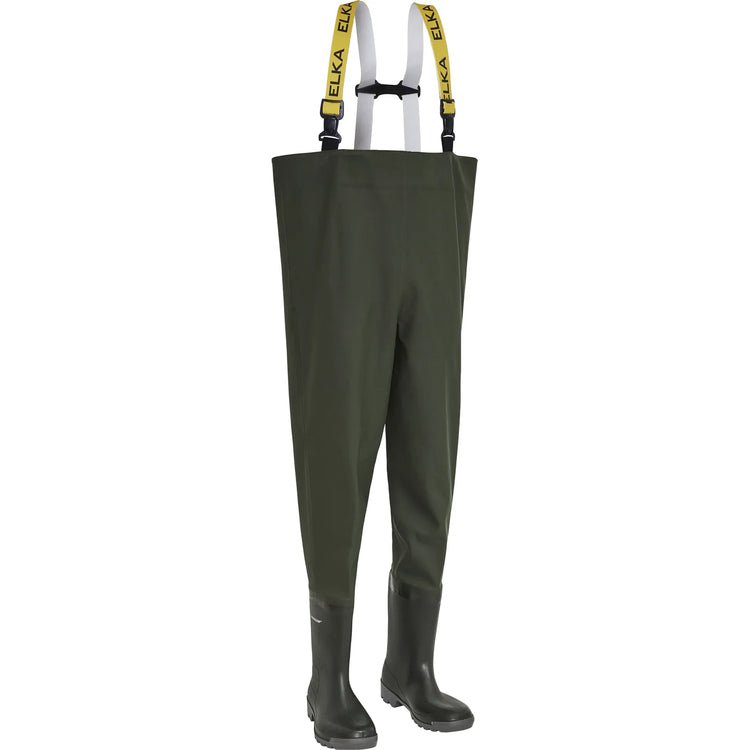 ELKA Rainwear - Heavy Duty Waders - Olive