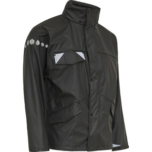 ELKA Rainwear - Dry Zone D-Lux PU Rain Jacket - Black