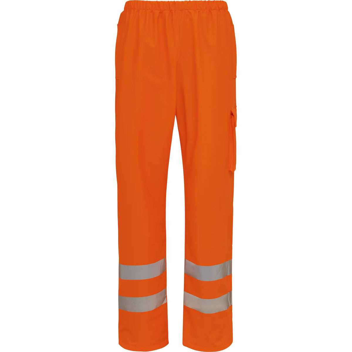 ELKA Rainwear - Dry Zone Visible Waist Trousers with pockets - Fluorescent Orange
