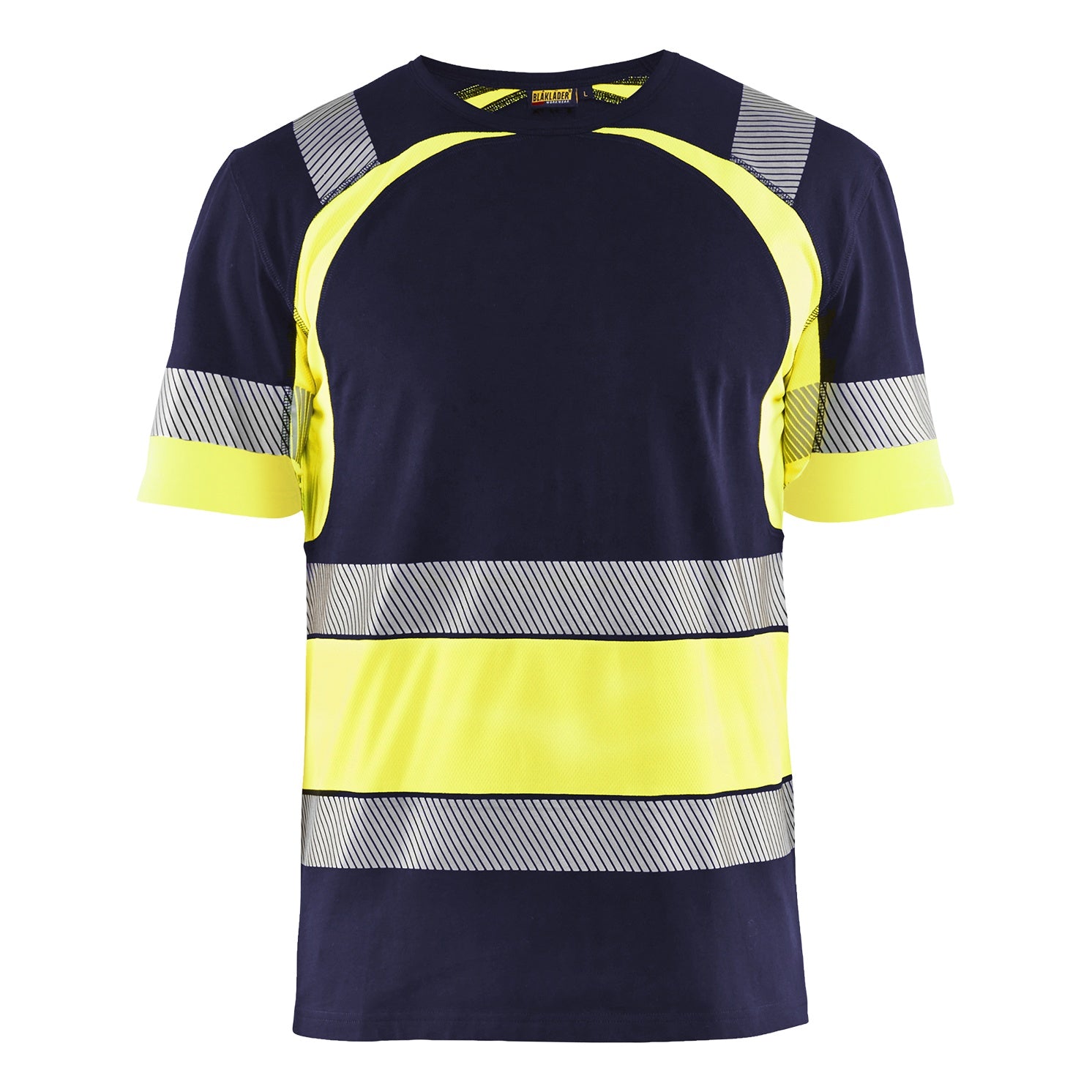 Blaklader BLAKLADER 34211030 Hi Vis T shirt Hi Vis Reflective Short Sleeve Work T-Shirt MEN - 100% Cotton - 342110308833
