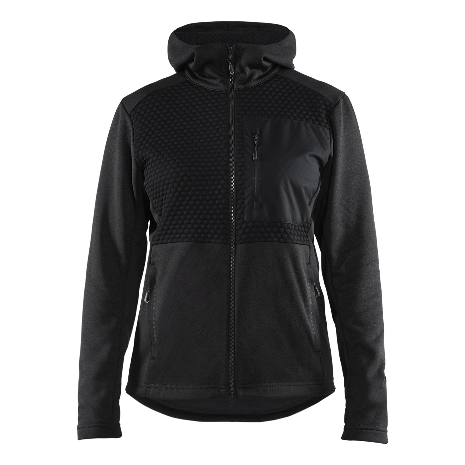 Blaklader BLAKLADER 35422526 Women's hoodie with full zip Work Jacket WOMEN - Pique Fleece - 354225269900