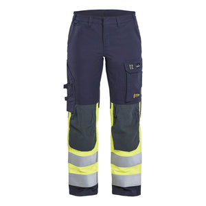 Blaklader BLAKLADER 71871512 | Women's Multinorm inherent trousers with stretch Hi Vis Reflective Work Trousers Women - Ripstop Fabric - 718715128933