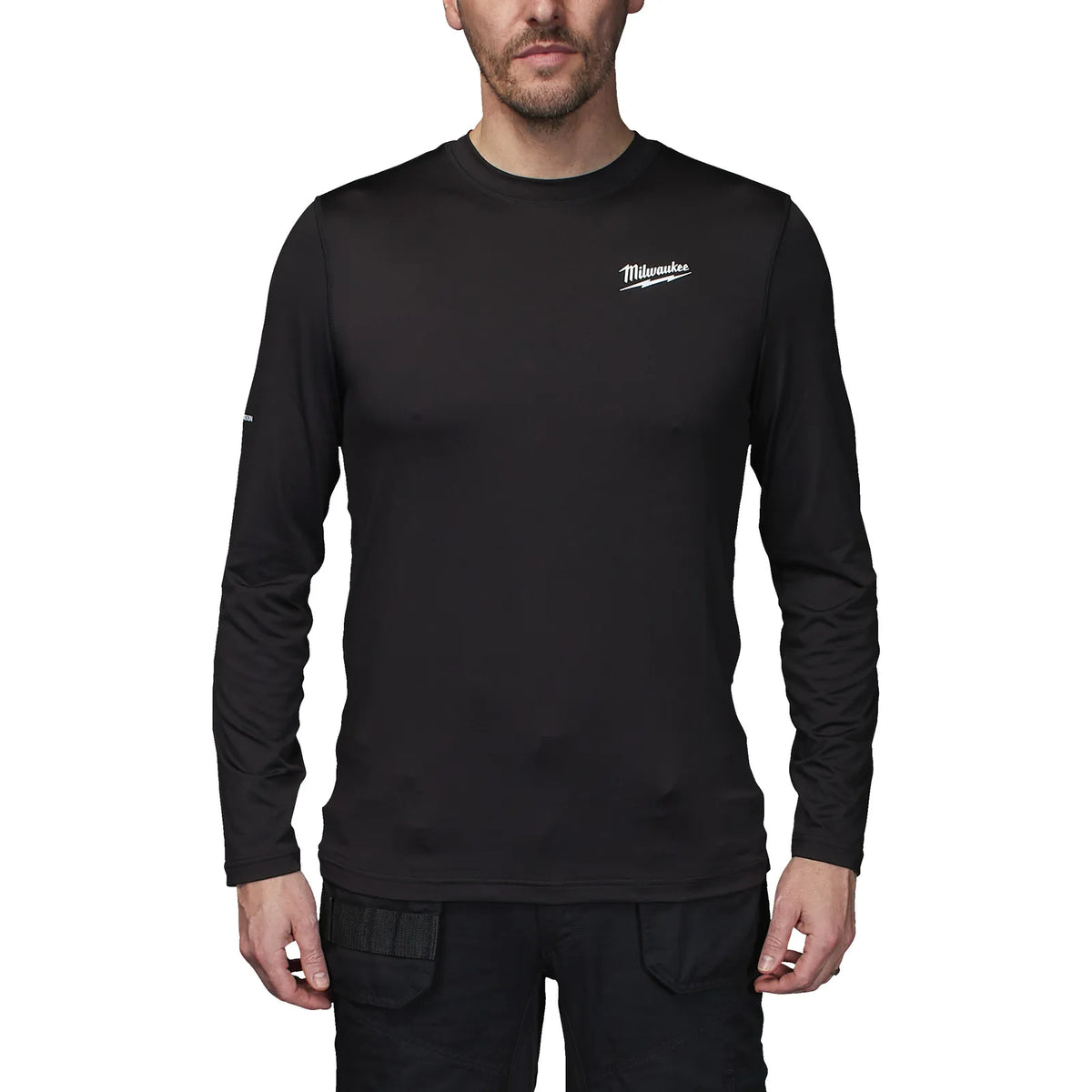 Milwaukee WORKSKIN™ Long-Sleeve Thermal Base Layer CWB LS - Black