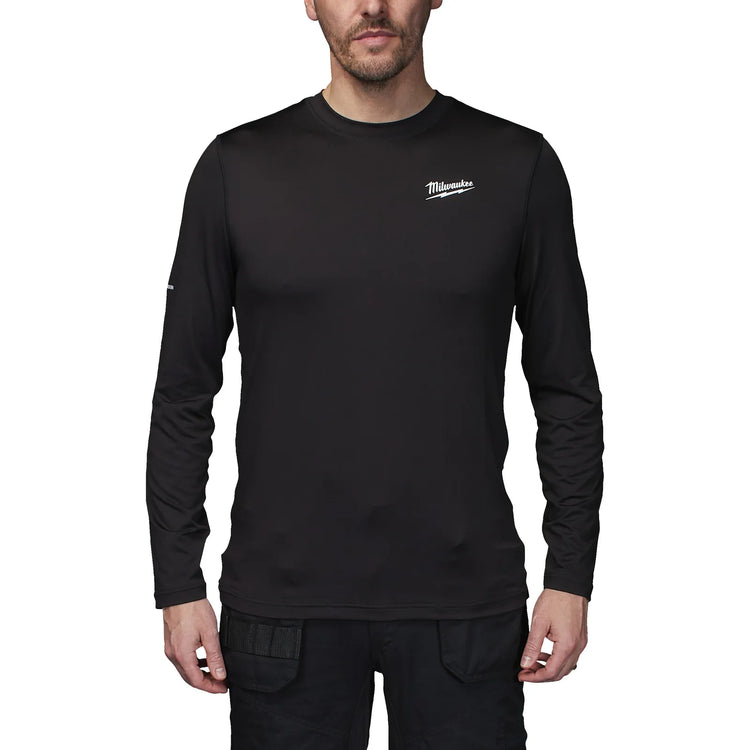 Milwaukee WORKSKIN™ Long-Sleeve Thermal Base Layer CWB LS - Black