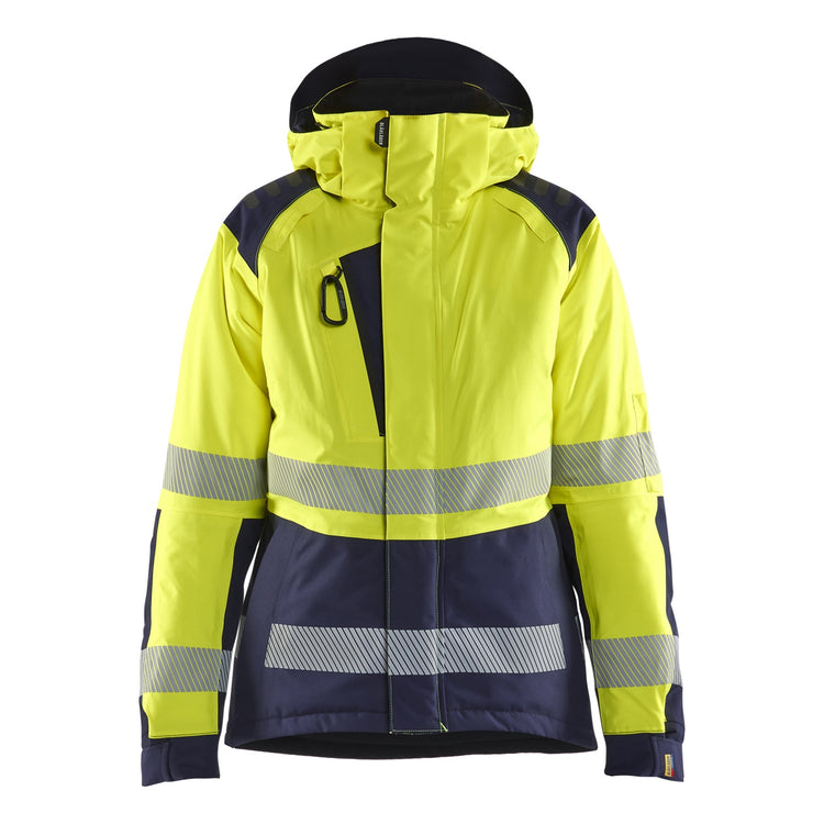 Blaklader BLAKLADER 44561987 Women’s Hi Vis Winter Jacket Hi Vis Reflective Work Jacket WOMEN - Waterproof - 445619873389
