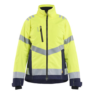 Blaklader BLAKLADER 47621977 WOMEN’S LIGHTWEIGHT LINED WINTER JACKET HI VIS Work Jacket WOMEN - Waterproof - 476219773389