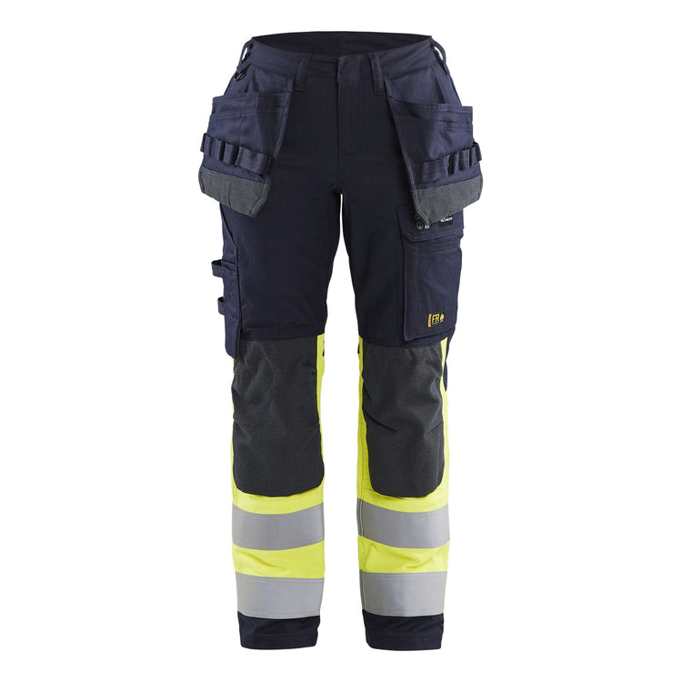 Blaklader BLAKLADER 71851512 | Women's Multinorm inherent trousers with Stretch Hi Vis Reflective Work Trousers Women - Ripstop Fabric - 718515128933