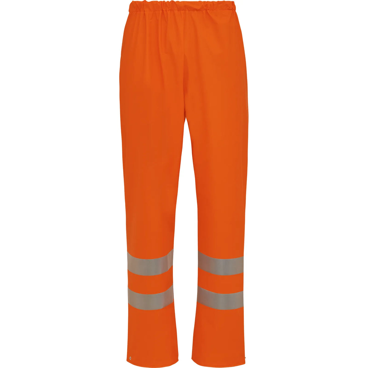 ELKA Rainwear - PU visible Waist trousers with reflective tape - Fluorescent Orange