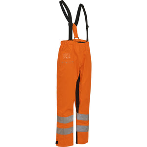 ELKA Rainwear - Securetech Multinorm Electric Arc Waist Trousers - Fluorescent Orange/Navy