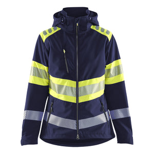 Blaklader BLAKLADER 44042513 Women’s Hi Vis Softshell Jacket Hi Vis Reflective Softshell Work Jacket WOMEN - Waterproof - 440425138933