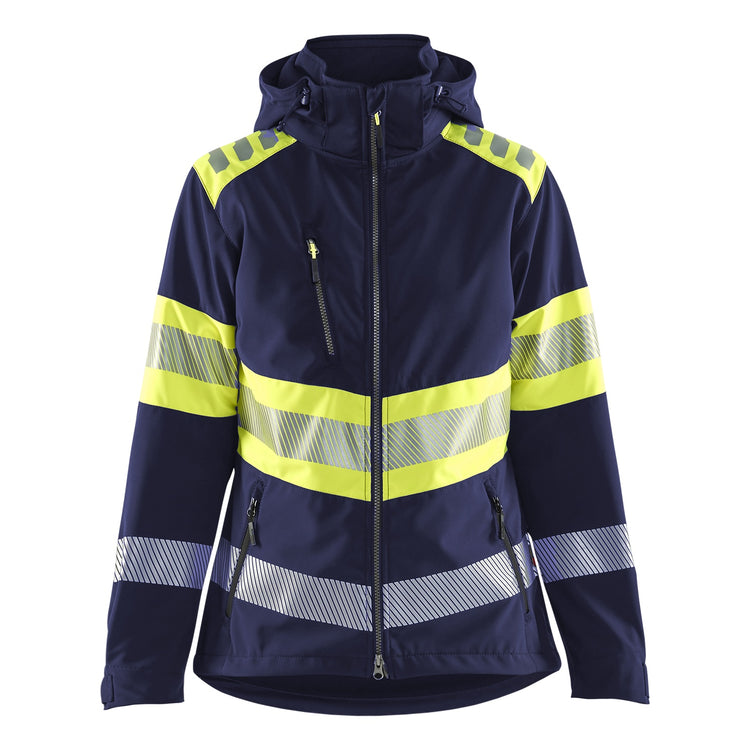 Blaklader BLAKLADER 44042513 Women’s Hi Vis Softshell Jacket Hi Vis Reflective Softshell Work Jacket WOMEN - Waterproof - 440425138933