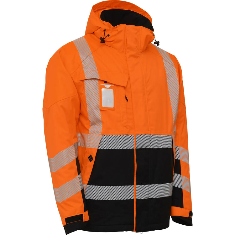 ELKA Rainwear - Visible Xtreme Stretch Winter Jacket - Fluorescent Orange/Black