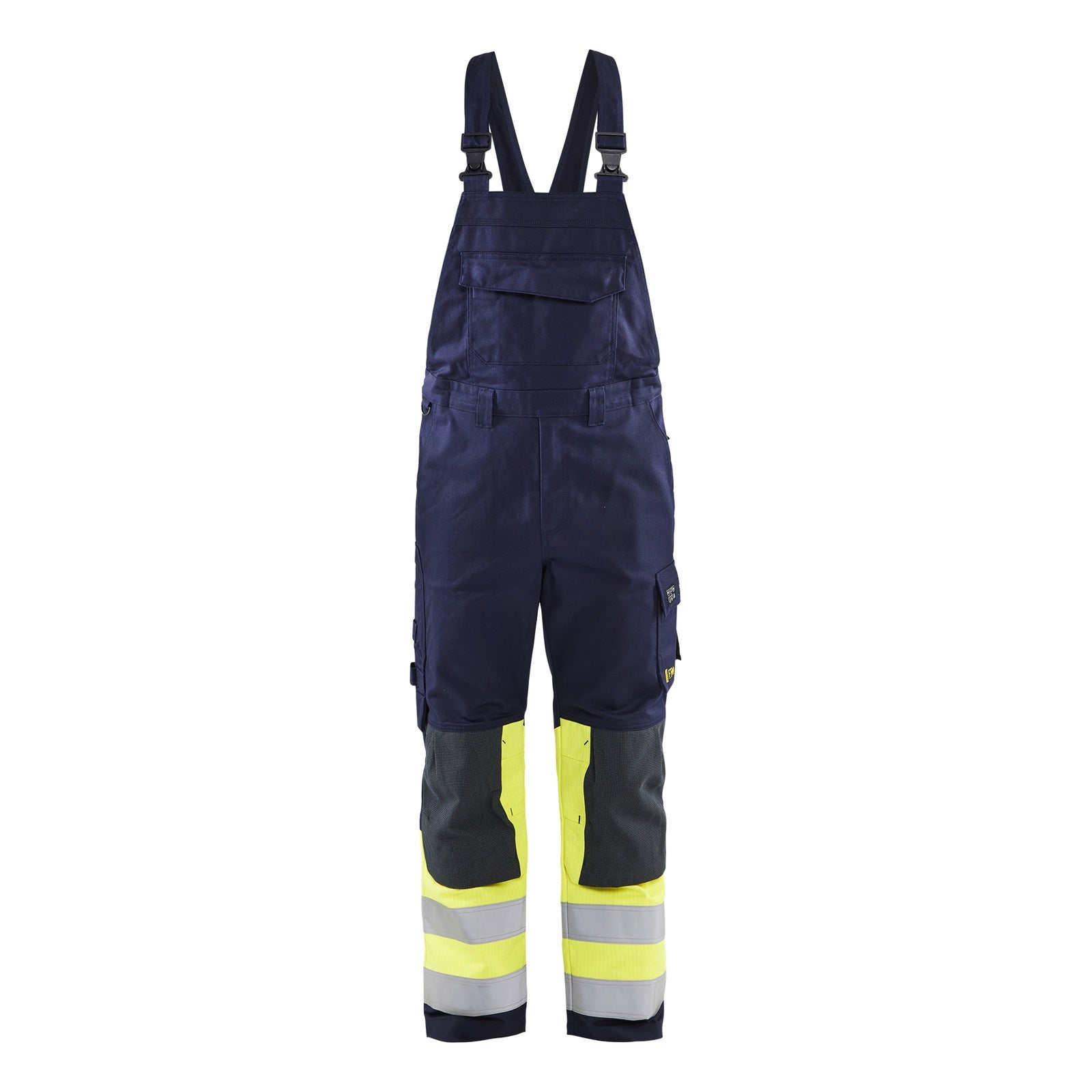 Blaklader BLAKLADER 26071514 MULTINORM CLASS 1 BIB TROUSERS Hi Vis Reflective Work Bib Trousers Men - Antistatic - 260715148933