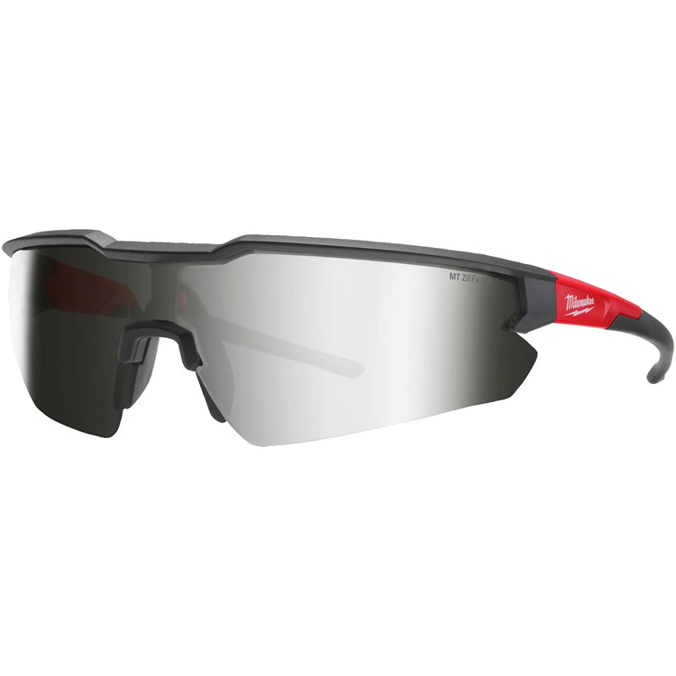 Milwaukee Enhanced Safety Glasses - Silver Mirror AS - Silver Mirror
