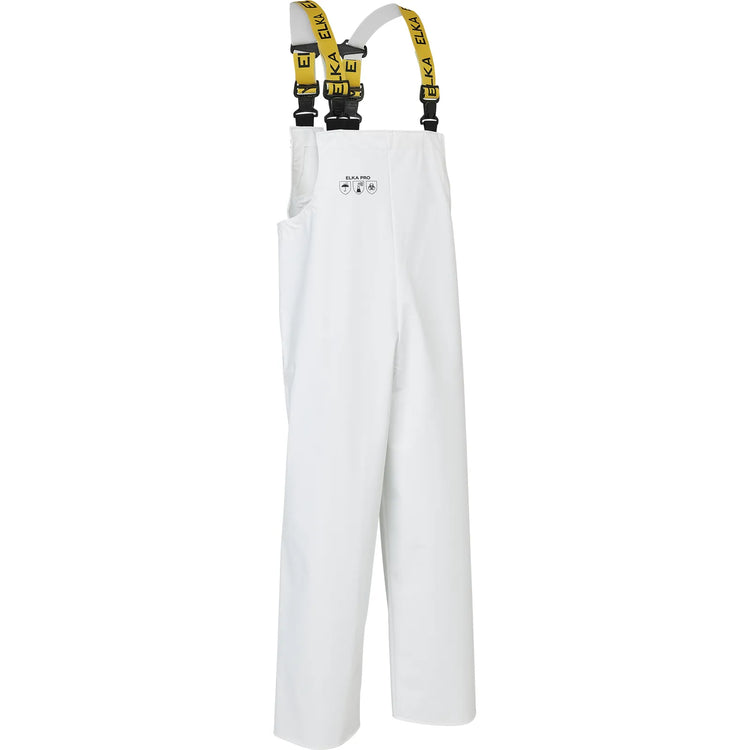 ELKA Rainwear - ELKA PRO Bib & Brace - White