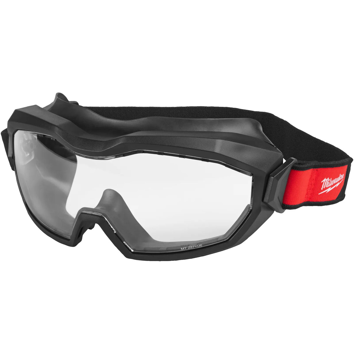 Milwaukee High-Profile Vented Safety Goggles - Clear - Clear