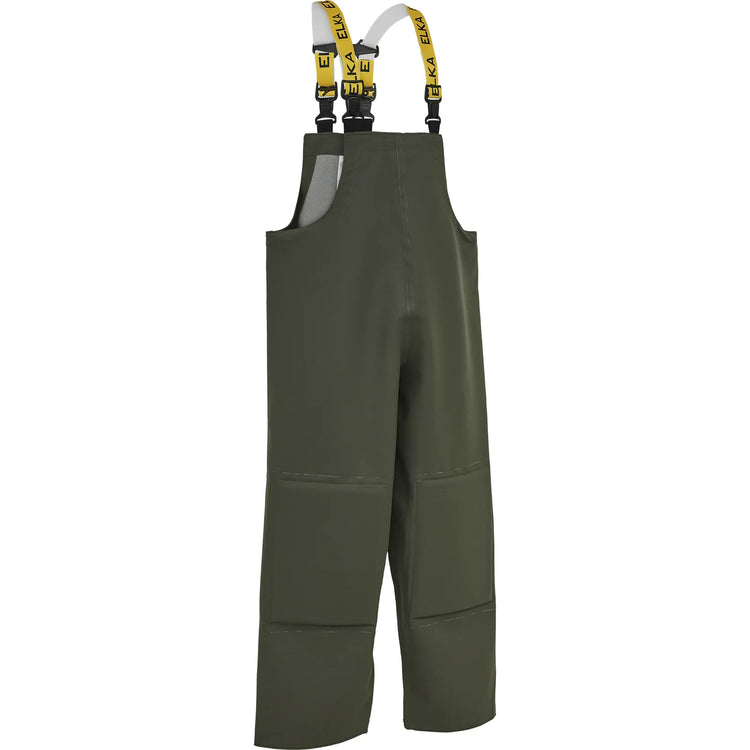 ELKA Rainwear - Bib & Brace w/ knee reinforcement - Olive