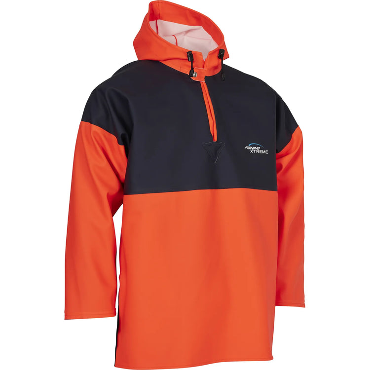 ELKA Rainwear - Fishing Xtreme Smock w/elastic - Fluorescent Orange/Navy