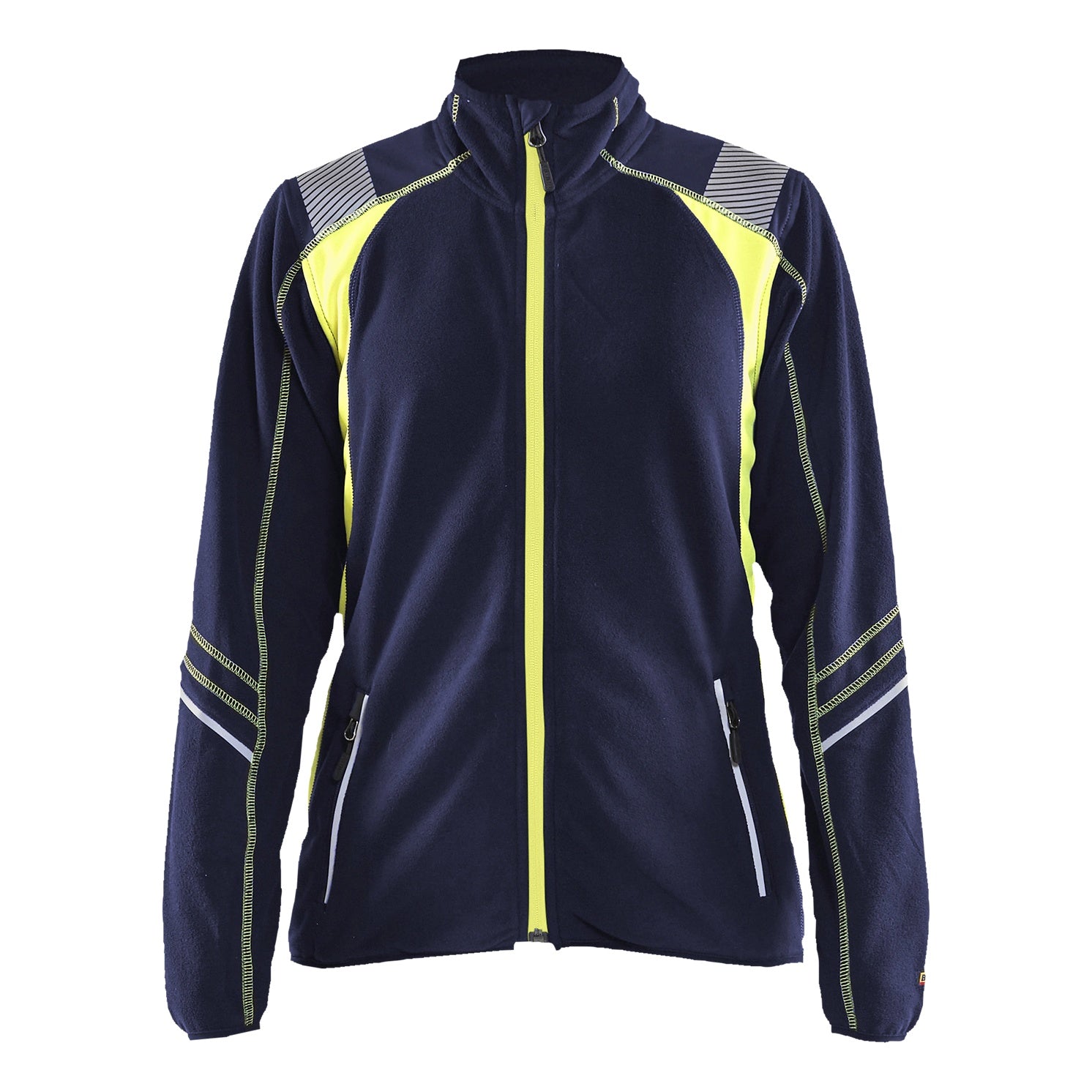 Blaklader BLAKLADER 49731010 Women's microfleece jacket Hi Vis Reflective Fleece Jacket WOMEN - Antipilling - 497310108933