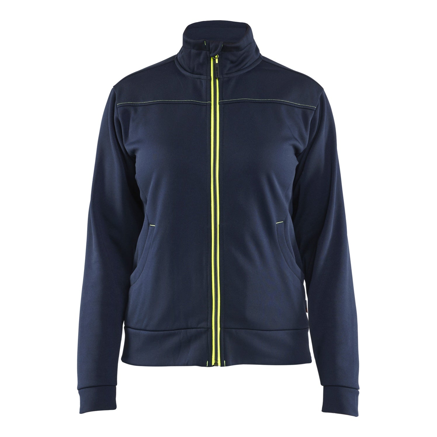 Blaklader BLAKLADER 33942526 Hi Vis Reflective Full Zip Work Sweatshirt WOMEN - Pique Fleece - 339425268633