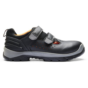 Blaklader BLAKLADER 24490000 ELITE Safety Sandal S1P MEN Work Shoe - Steel Toe & Textile Upper - 244900009900