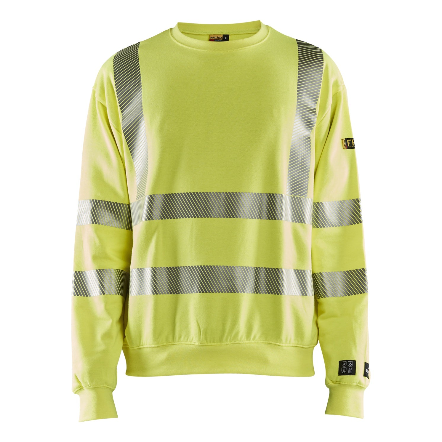 Blaklader BLAKLADER 30871762 MULTINORM Hi Vis Reflective Work Sweatshirt MEN - Flame Retardant - 308717623300
