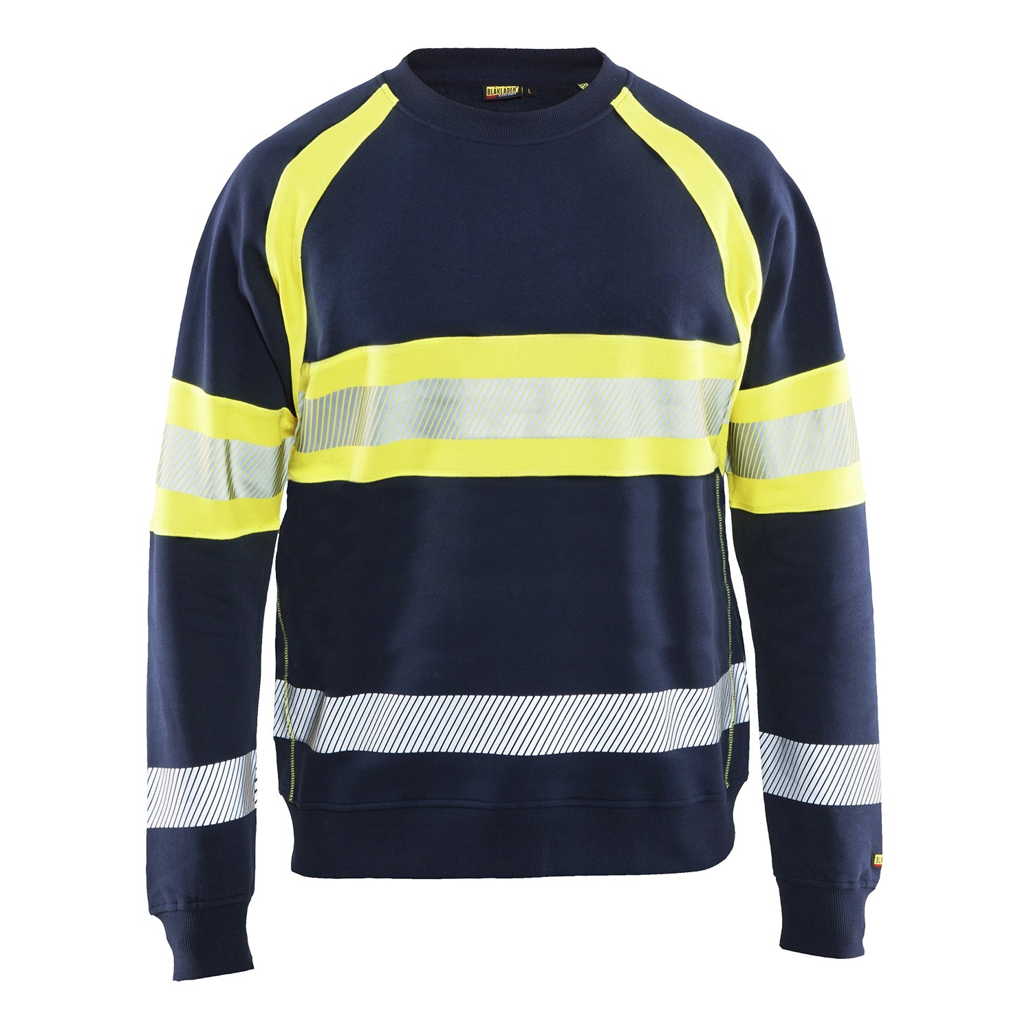 Blaklader BLAKLADER 33591158 Hi Vis Sweater Hi Vis Reflective Work Sweatshirt MEN - 100% Cotton - 335911588933