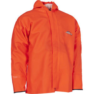 ELKA Rainwear - Fishing Xtreme Jacket w/elasticated wind catch - Fluorescent Orange
