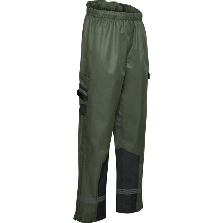 ELKA Rainwear - Working Xtreme Recycled Heavy Duty Overtrousers - Olive/Black