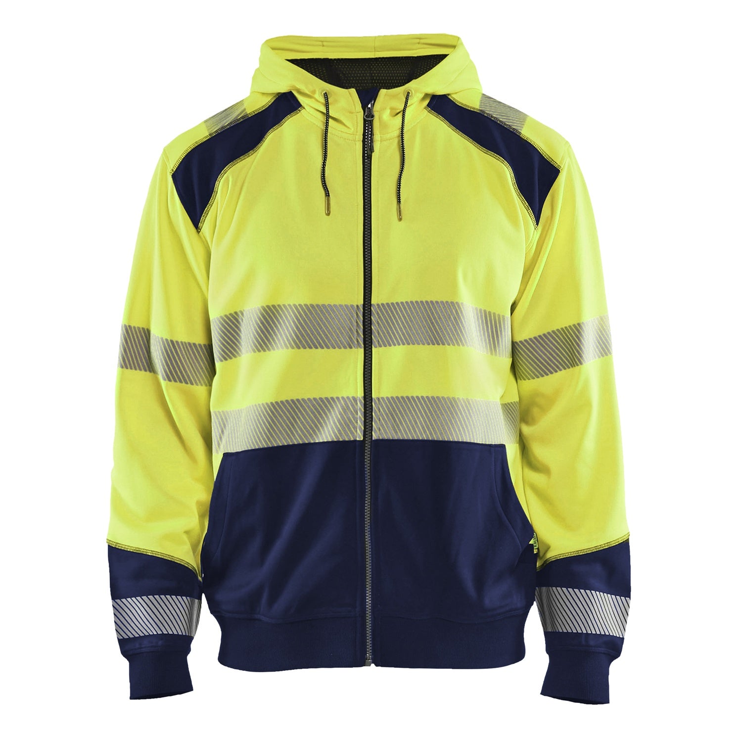 Blaklader BLAKLADER 35462528 Hi Vis Hoodie Hi Vis Reflective Hoodie Work Sweatshirt MEN - Breathable - 354625283389