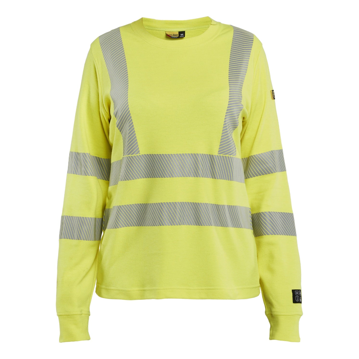 Blaklader BLAKLADER 34691761 Women's Long Sleeved T Shirt Multinorm Hi Vis Reflective Long Sleeve Work T-Shirt WOMEN - Flame Retardant - 346917613300