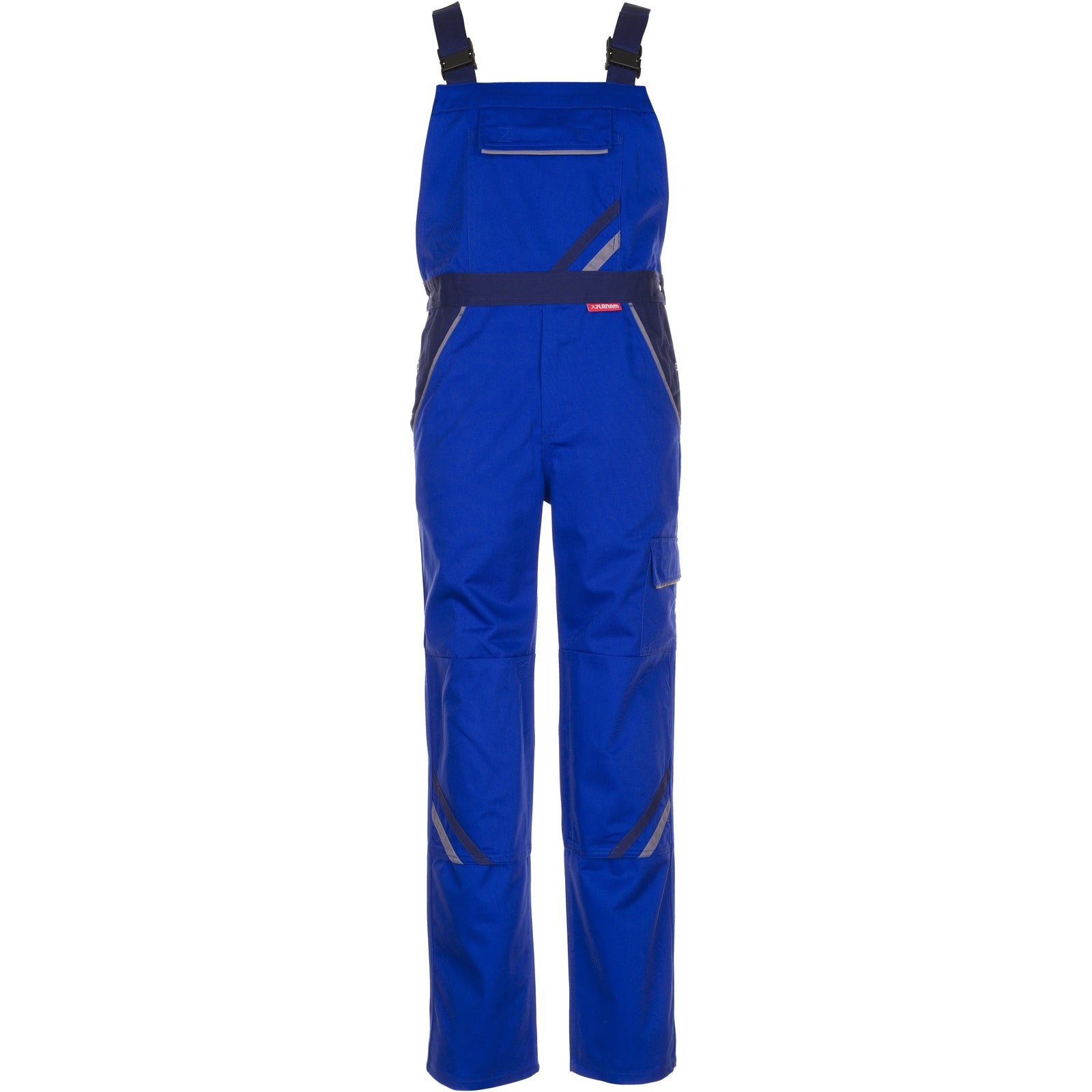 Planam Highline Dungarees royal blue/navy/zinc - Main