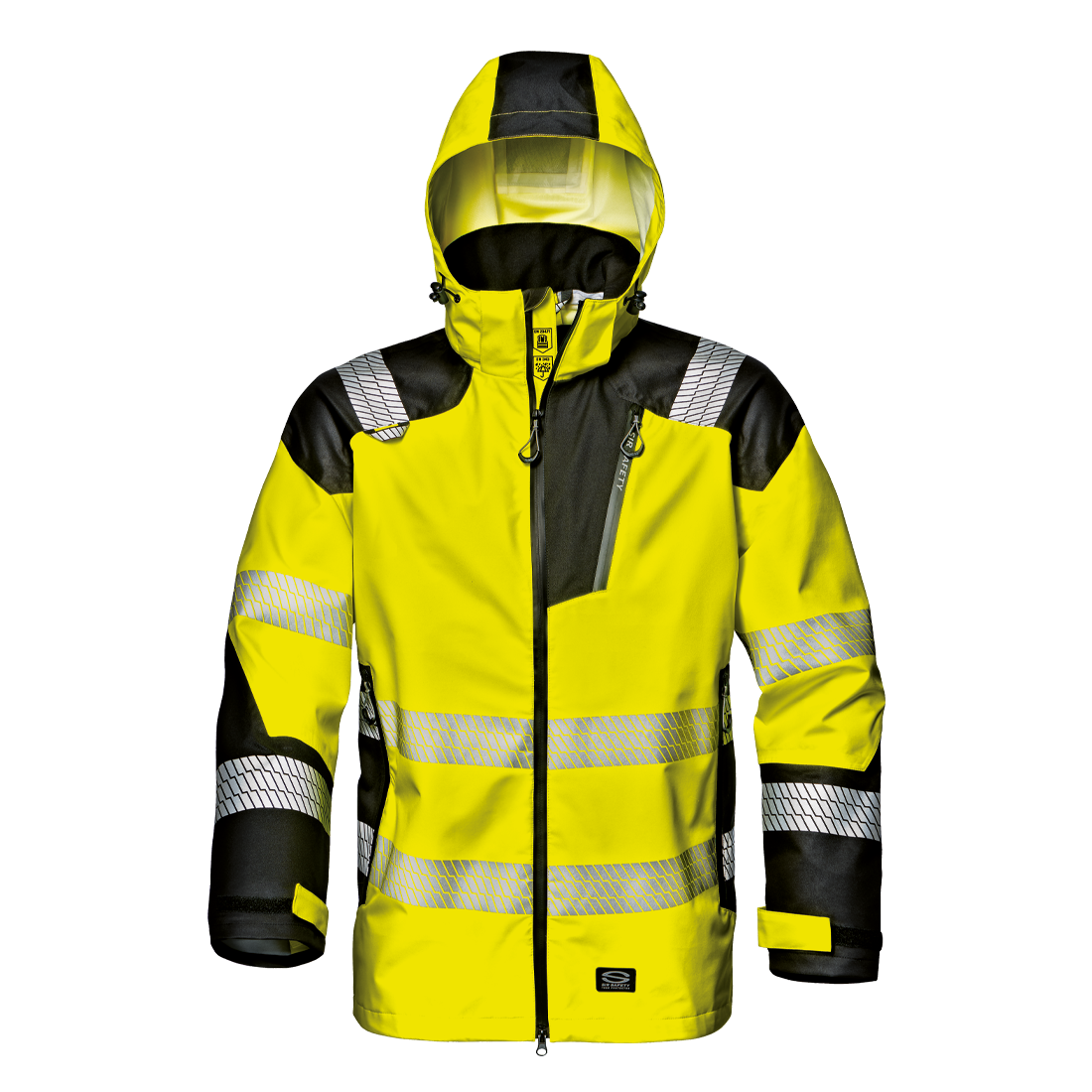Sir Safety SIR SAFETY STORM RUSH Hi Vis Reflective Rain Work Jacket MEN Safety Jacket - Water Repellent - MC4132EE