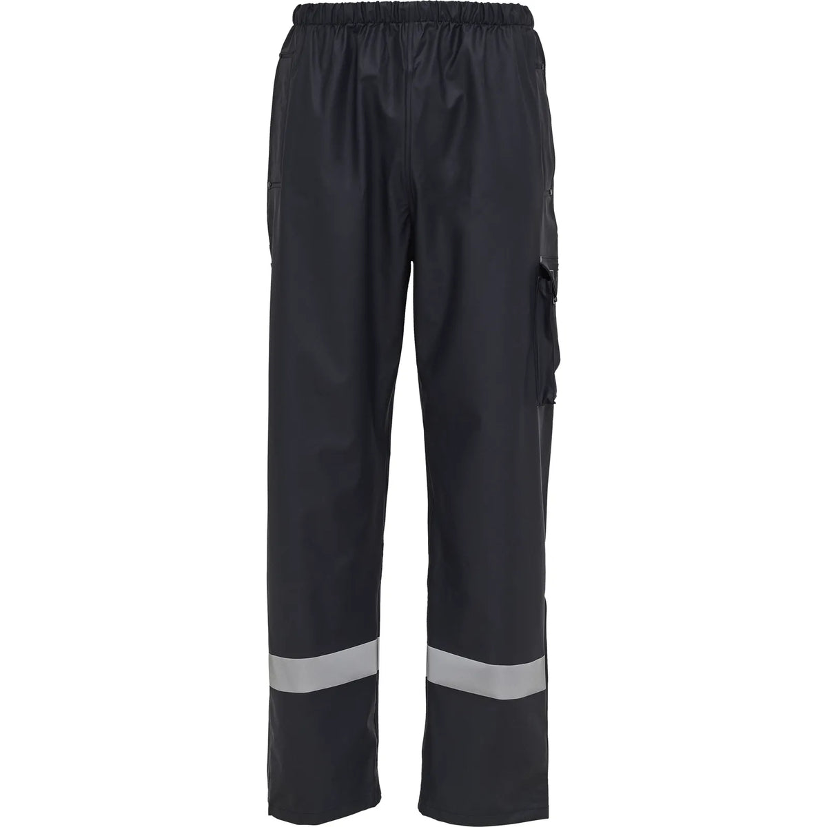 ELKA Rainwear - Securetech Multinorm Pu Waist Trousers with pockets - Navy