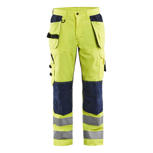 Blaklader BLAKLADER 15651811 | Ventilated Hi Vis trousers Hi Vis Reflective Work Trousers Men - Mesh Panels - 156518113389