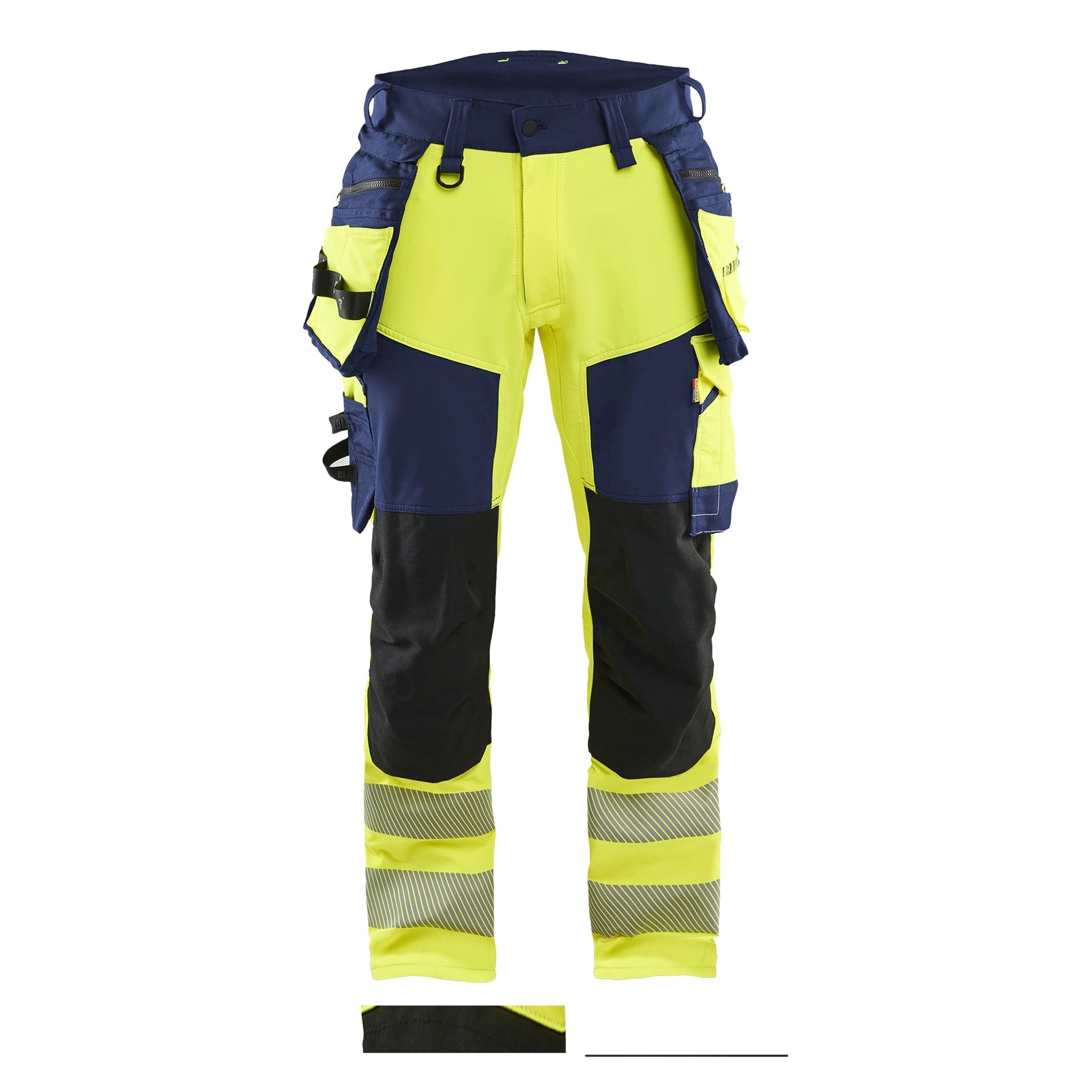 Blaklader BLAKLADER 11221648 Hi Vis trousers 4 way stretch Hi Vis Reflective Work Trousers Men - double weave - 112216483389