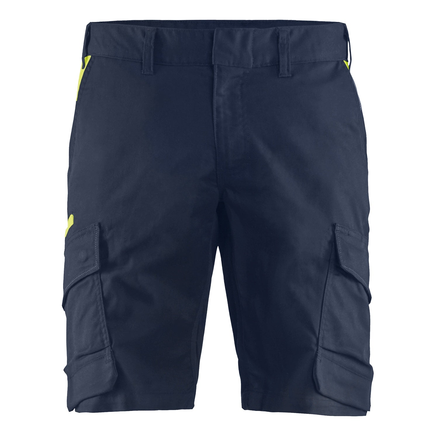 Blaklader BLAKLADER 14461832 Industry shorts stretch Hi Vis Reflective Work Shorts Men - twill fabric - 144618328633