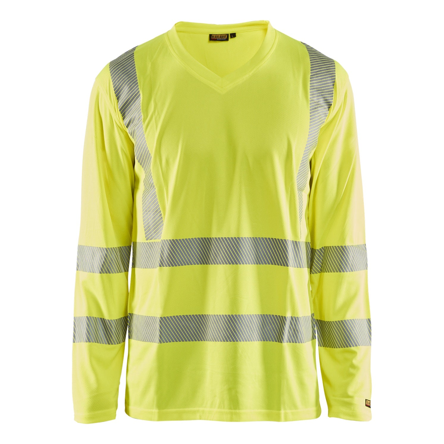 Blaklader BLAKLADER 33851013 Hi Vis UV Long sleeved T shirt Hi Vis Reflective Long Sleeve Work T-Shirt MEN - 100% Polyester - 338510133300