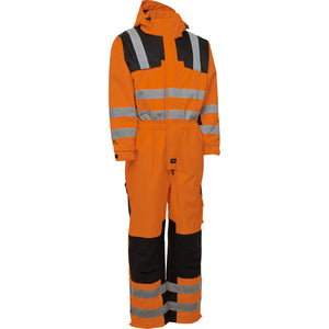ELKA Rainwear - Visible Xtreme Winter Thermal Coverall - Fluorescent Orange/Black