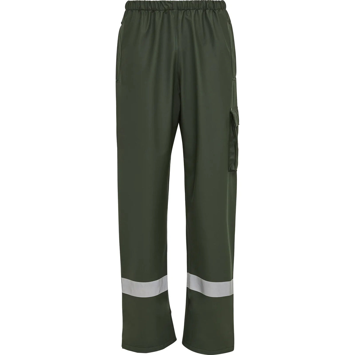 ELKA Rainwear - Dry Zone D-Lux trousers with reflective stripes - Olive