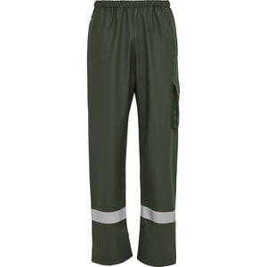 ELKA Rainwear - Dry Zone D-Lux trousers with reflective stripes - Olive